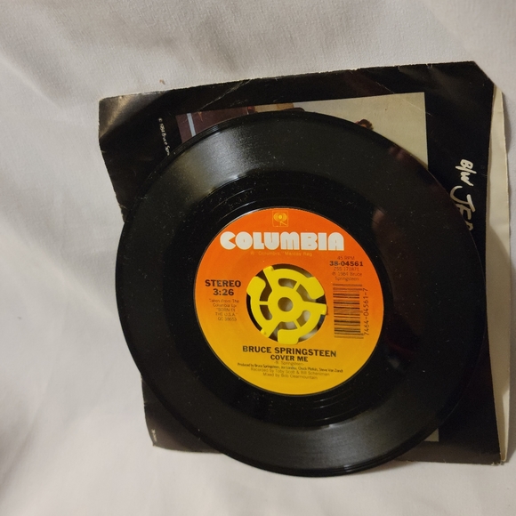 Bruce Springsteen 45 Vinyl 7” Cover Me/Jersey Girl 1984 - Picture 5 of 7